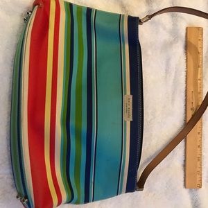 Kate Spade canvas striped purse